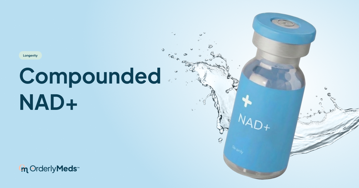 Compounded NAD+ Treatment | Longevity & Energy - OrderlyMeds